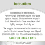 Four Paws® Healthy Promise™ Cat & Dog Eye Wipes (35 Wipes)