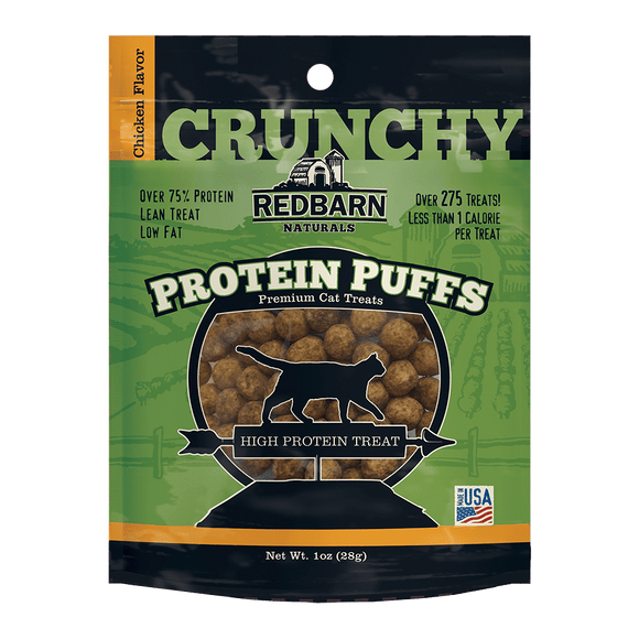 Redbarn Naturals Protein Puffs Chicken Flavor Cat Treats