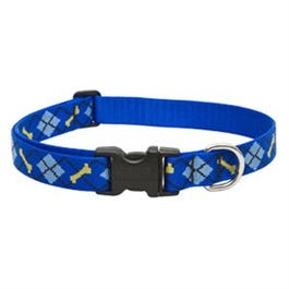 Dog Collar, Adjustable, Dapper Dog, 1 x 16 to 28-In.