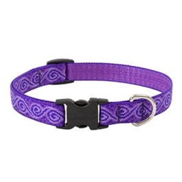 Dog Collar, Adjustable, Jelly Roll, 3/4 x 9 to 14-In.