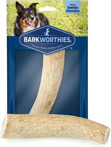 Barkworthies Whole Elk Antler Dog Chew for Medium Breed Dogs