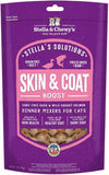 Stella & Chewy's Solutions Skin & Coat Boost Cage Free Duck & Wild Caught Salmon Cat Food Dinner Mixers