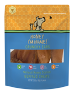 Honey I'm Home! Crunchy Ears Natural Honey Coated Buffalo Chews