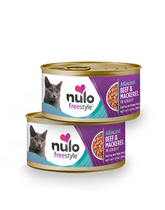 Nulo FreeStyle Minced Beef & Mackerel Recipe in Gravy Cat & Kitten Food
