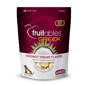 Fruitables Greek Coconut Yogurt Flavor Dog Treats