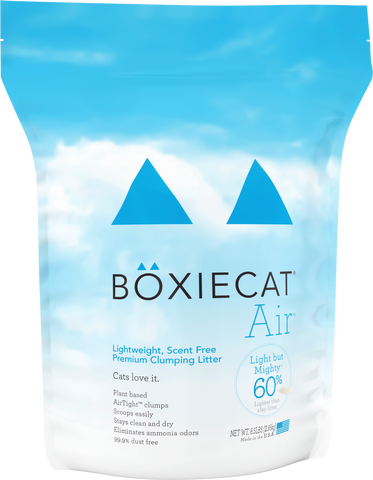 Boxiecat Air™ Lightweight, Scent Free, Premium Clumping Litter (6.5 lb)