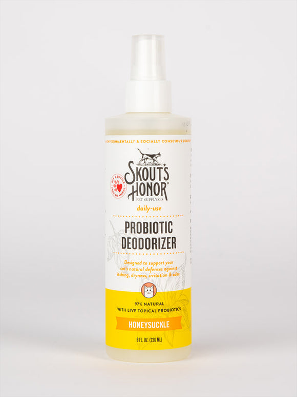 Skout's Honor Cat Probiotic Deodorizer Honeysuckle