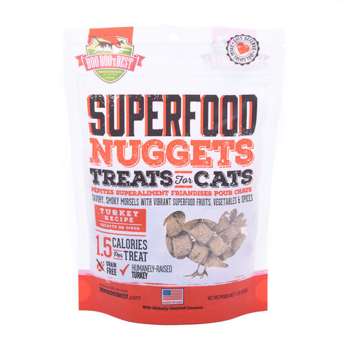 Boo Boo's Best SuperFood Nuggets Turkey Cat Treats