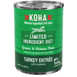 Koha Limited Ingredient Diet Turkey Entrée for Dogs