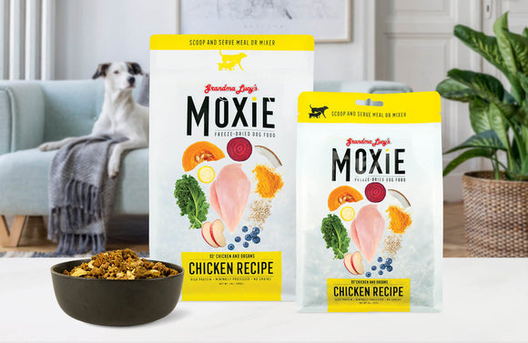 Grandma Lucy's Moxie Chicken Dreeze-dried Dog and Cat food (8 Oz)