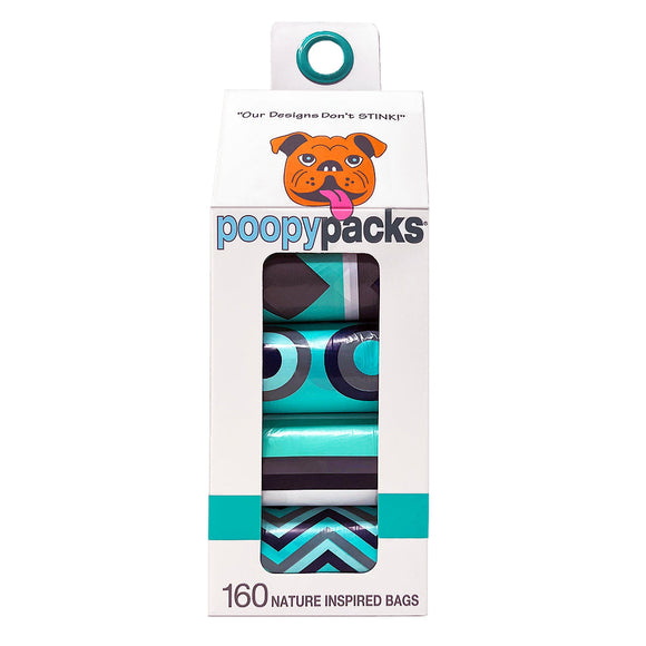 Metro Paws Poopy Packs® for Dogs (8 Packs - 160 Count Orange)