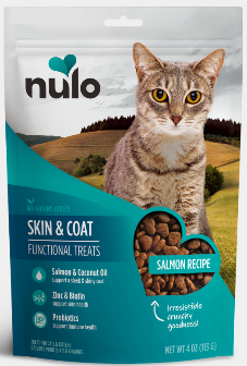 Nulo Crunchy Cat Treats™ Skin & Coat Salmon Recipe
