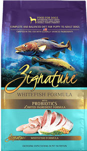 Zignature Limited Ingredient Whitefish Formula Dry Dog Food